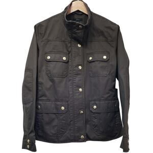 J. CREW Women's Size Medium Downtown Field Utility Jacket Hunter Green in VGUC